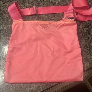 Pink Prada cross body